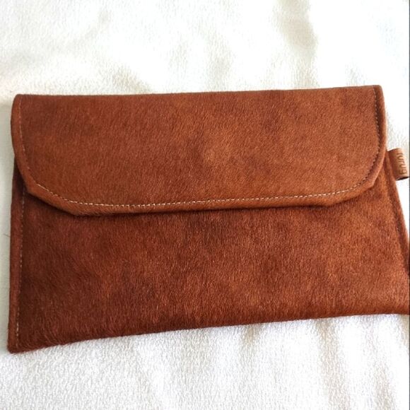 Furug Calf Hide Clutch - Picture 1 of 9
